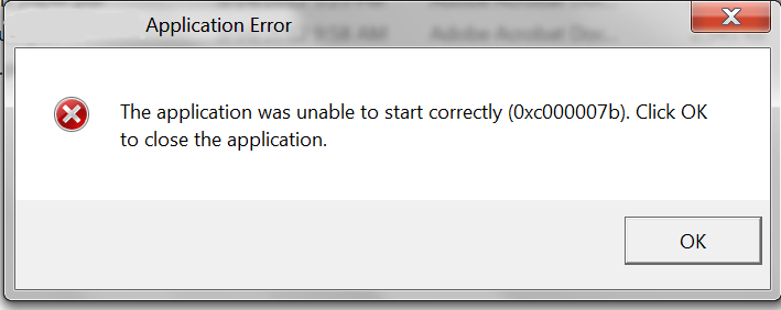 應(yīng)用程序無法正常啟動(dòng)提示錯(cuò)誤0xc000007b問題的原因?